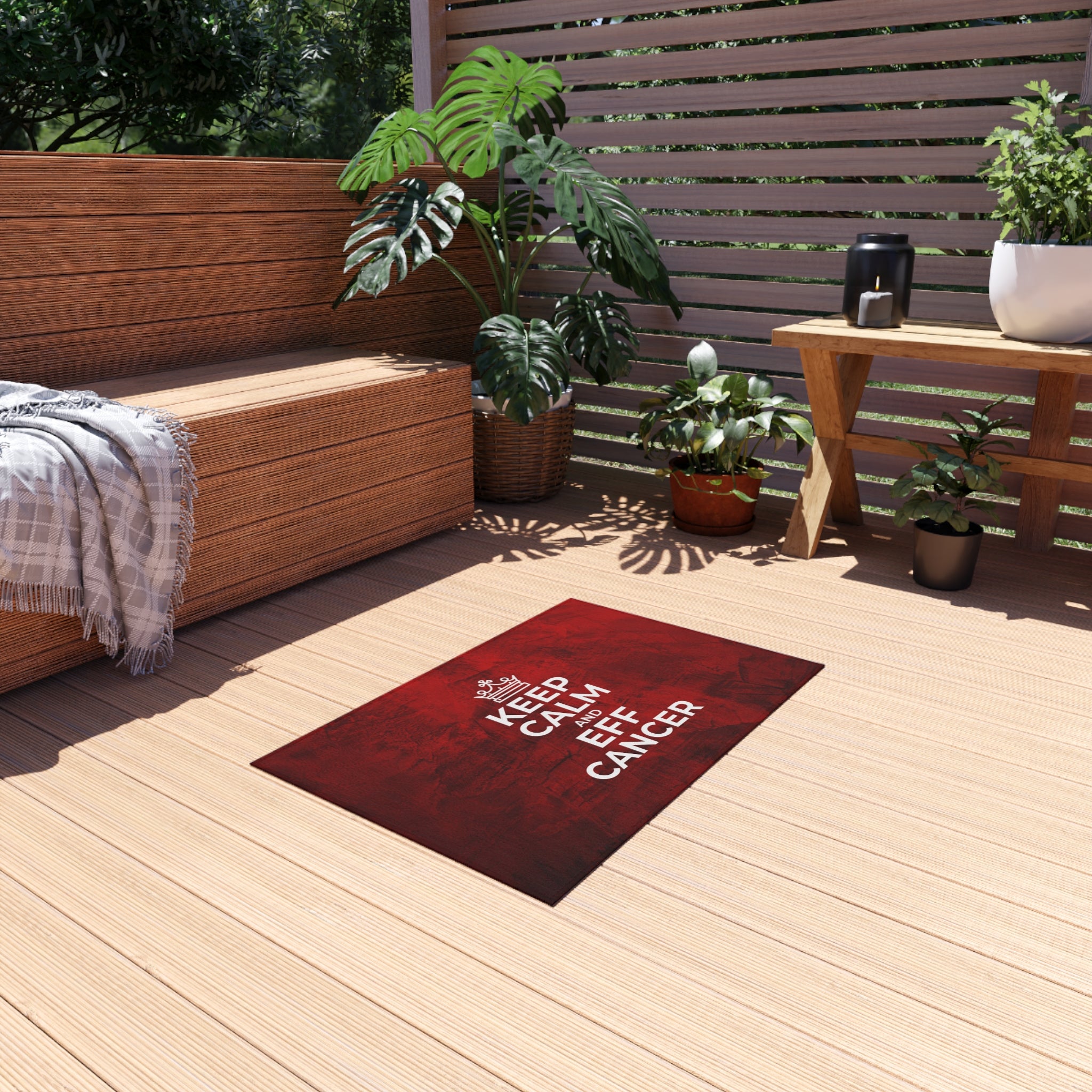 Keep Calm Outdoor Rug