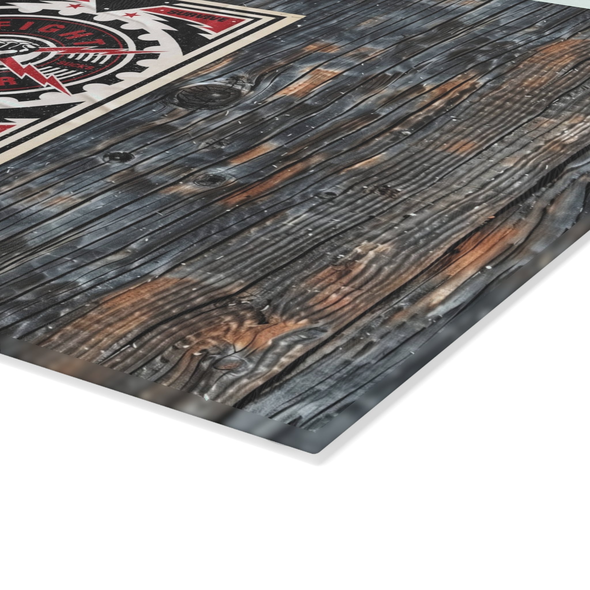 Fight Together Street Glass Cutting Board