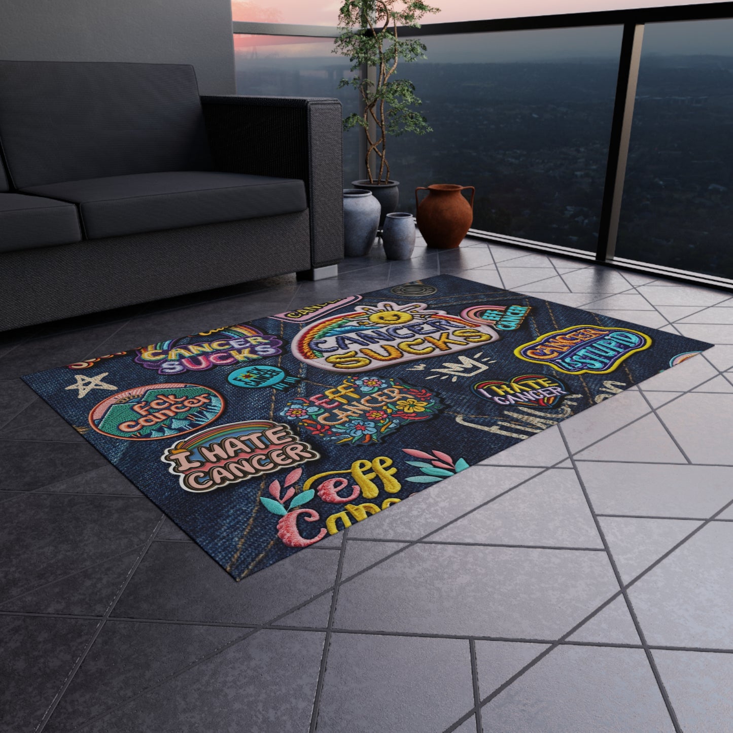 Patchy Outdoor Rug