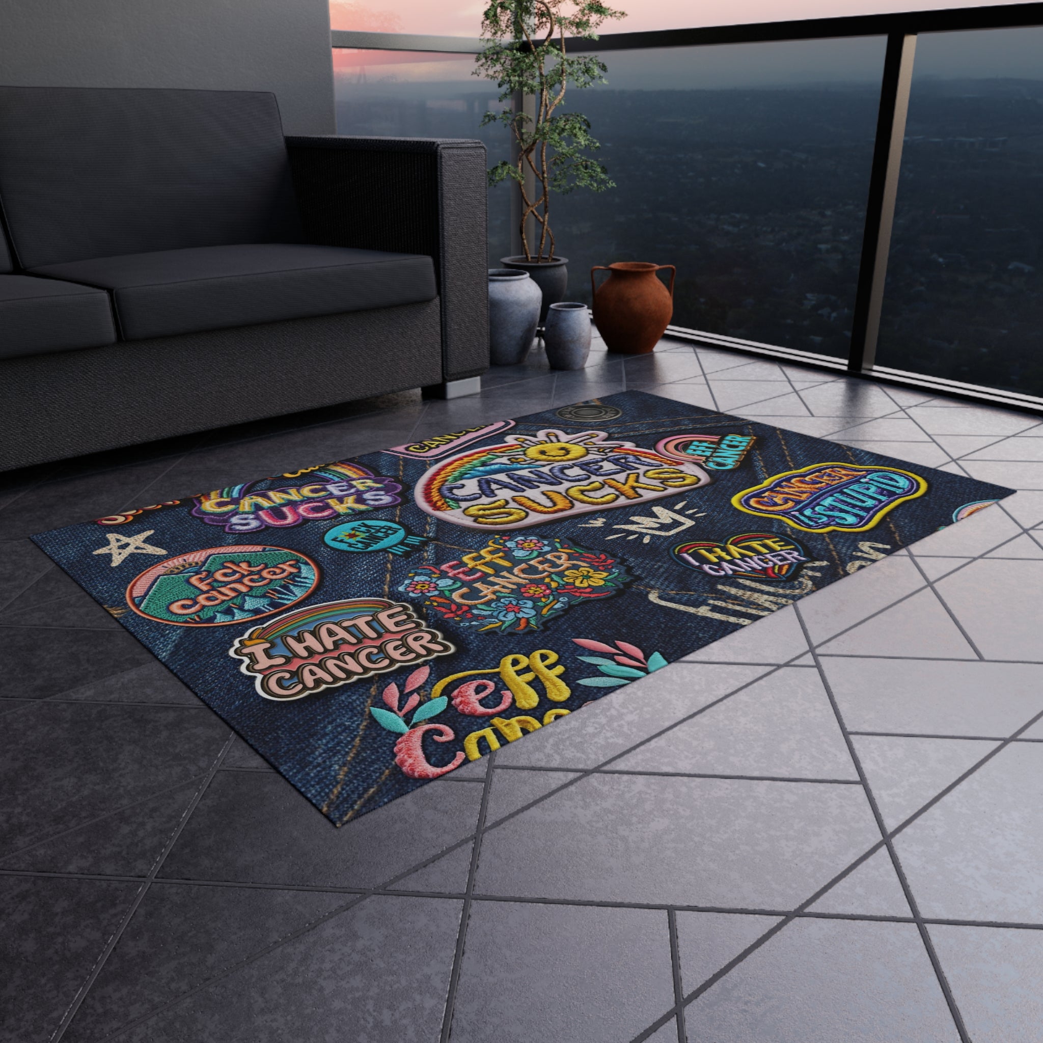 Patchy Outdoor Rug
