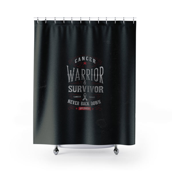 Vintage Warrior Shower Curtain