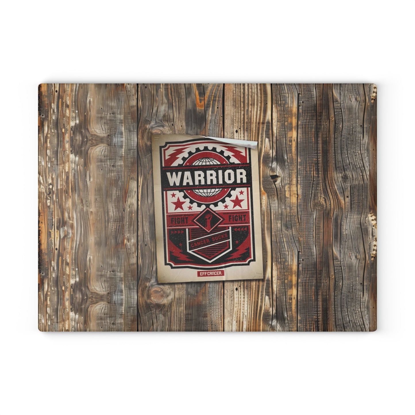 Warrior Street Glass Cutting Board