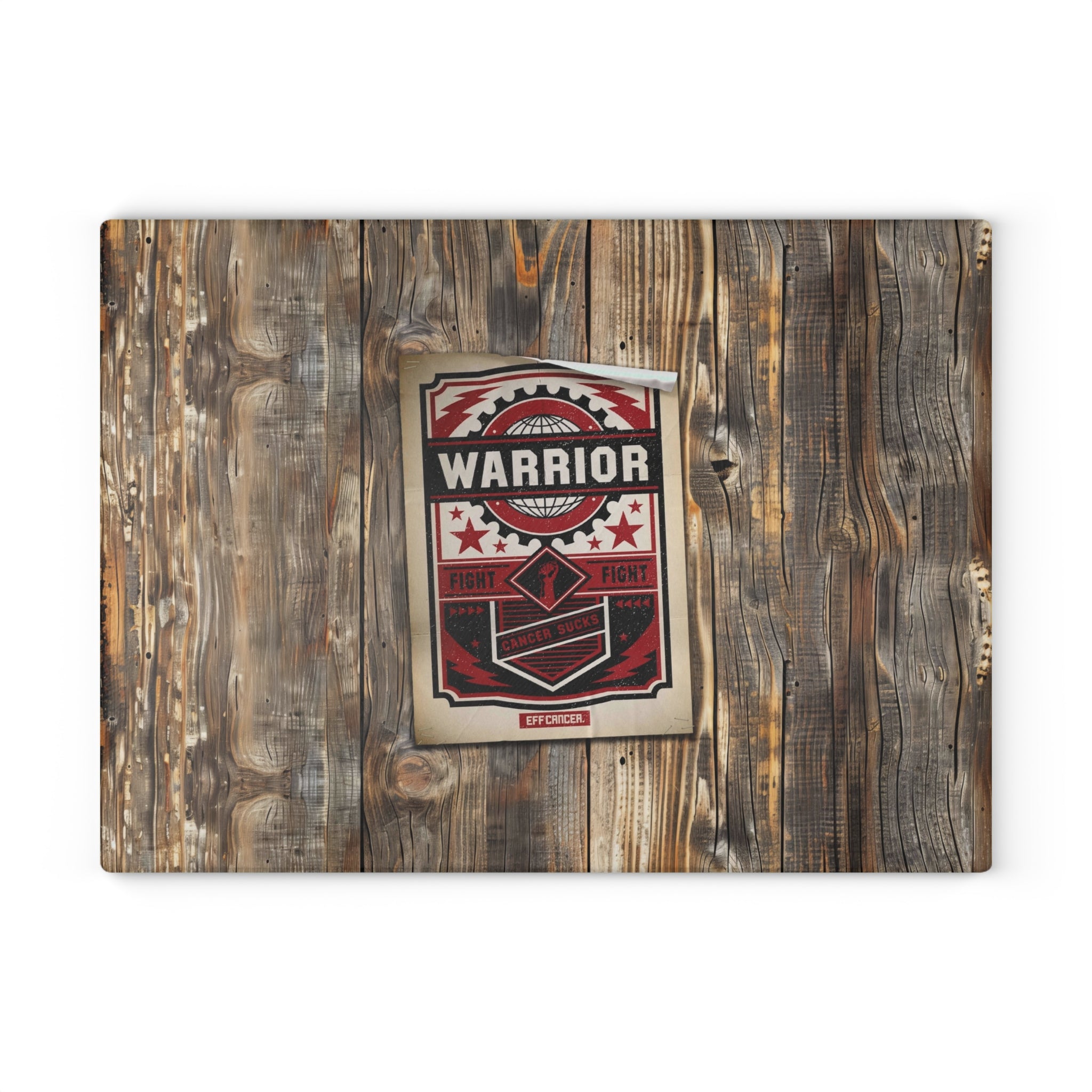 Warrior Street Glass Cutting Board
