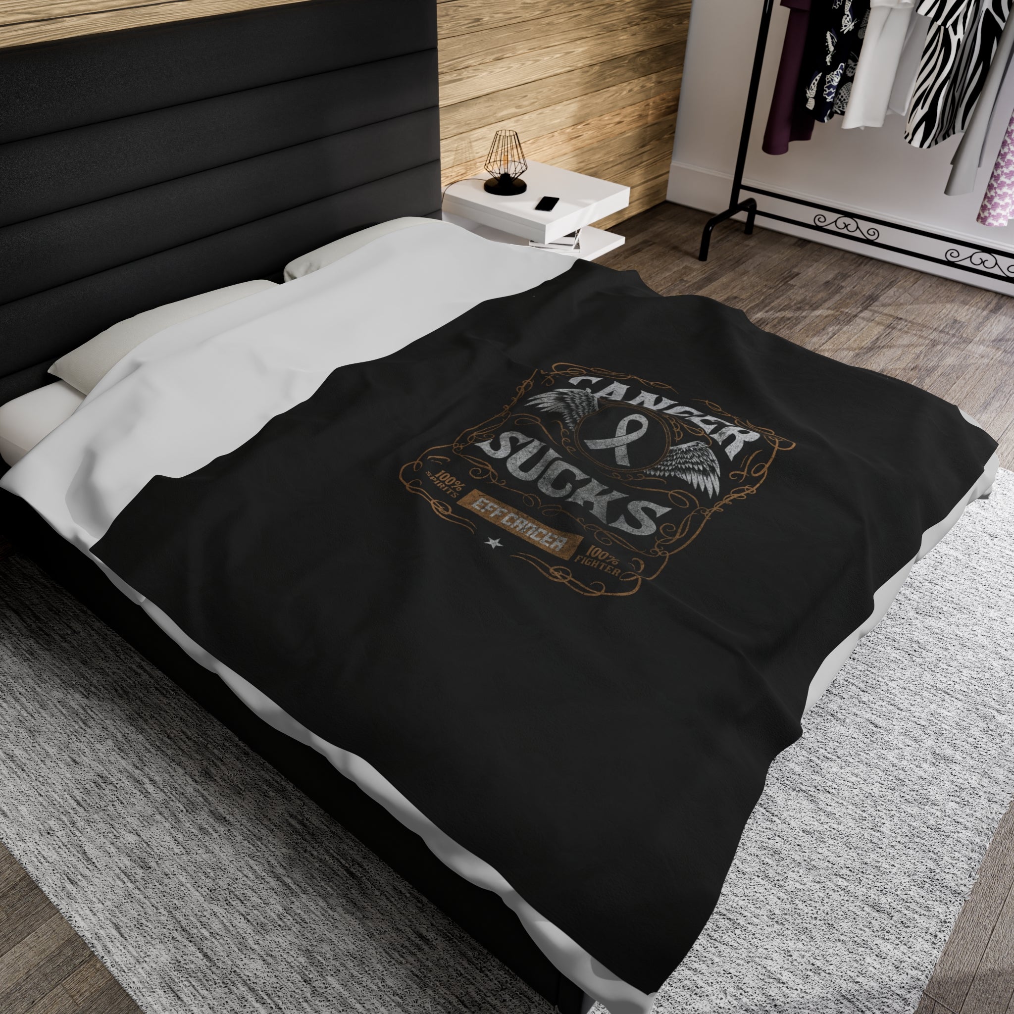 Vintage Sucks Plush Blanket
