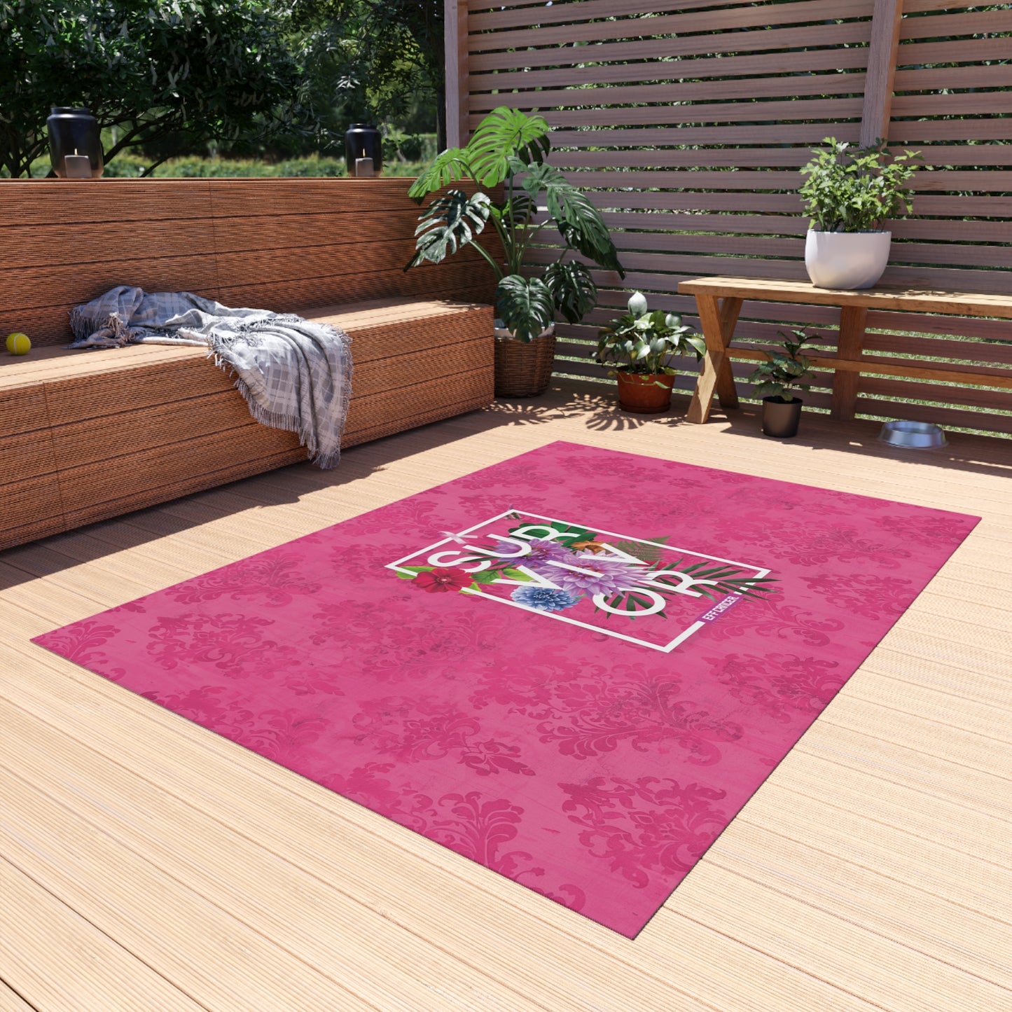Floral Survival Outdoor Rug