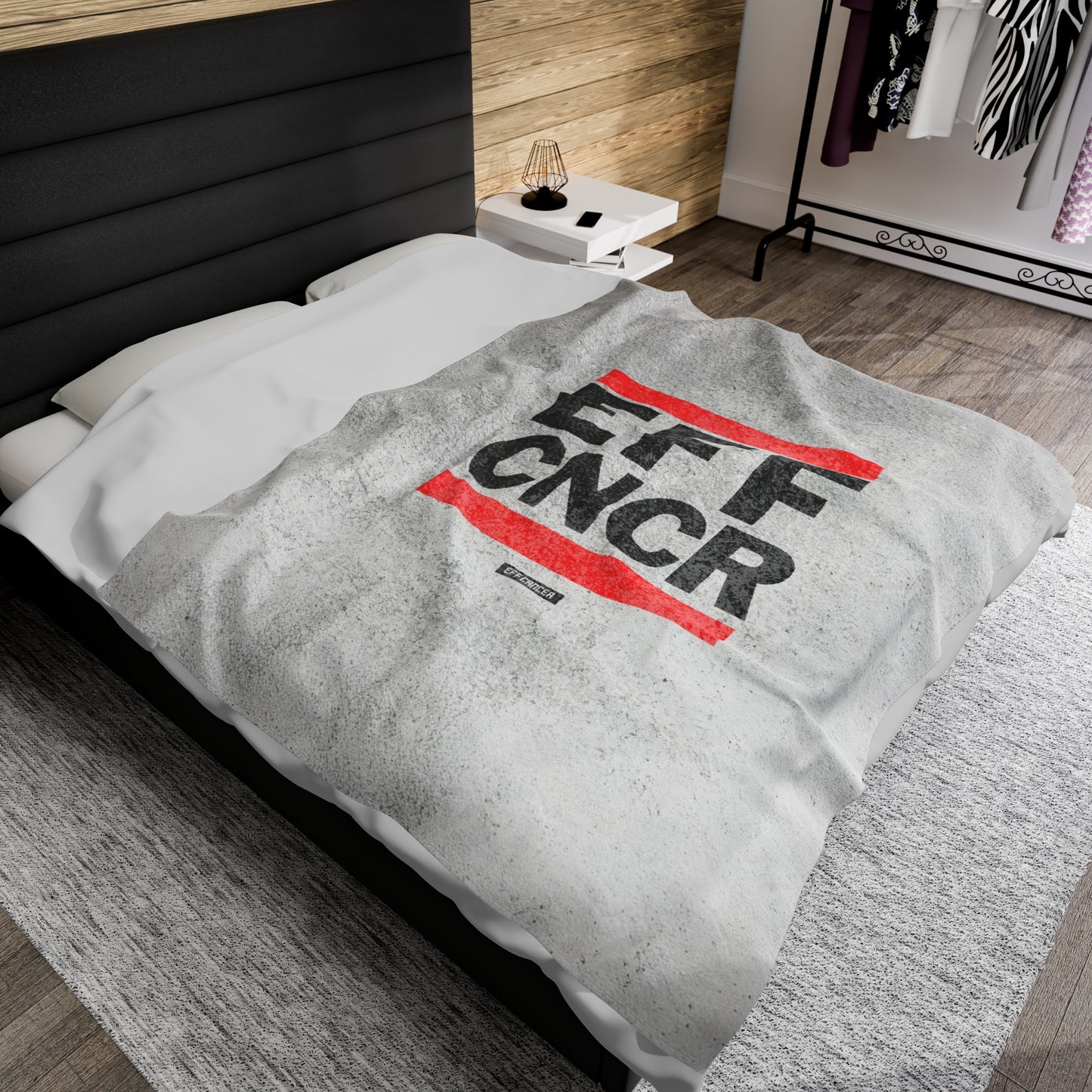 EFF CNCR Plush Blanket