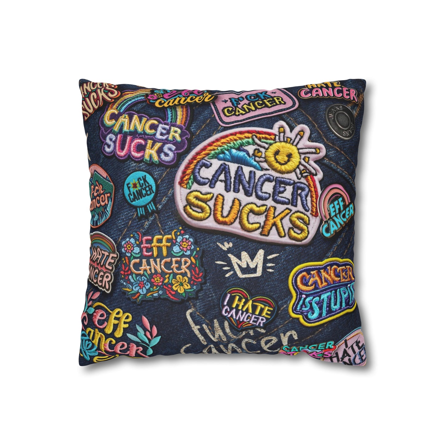 Patchy Pillow Cover