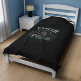 Vintage Fighter Plush Blanket