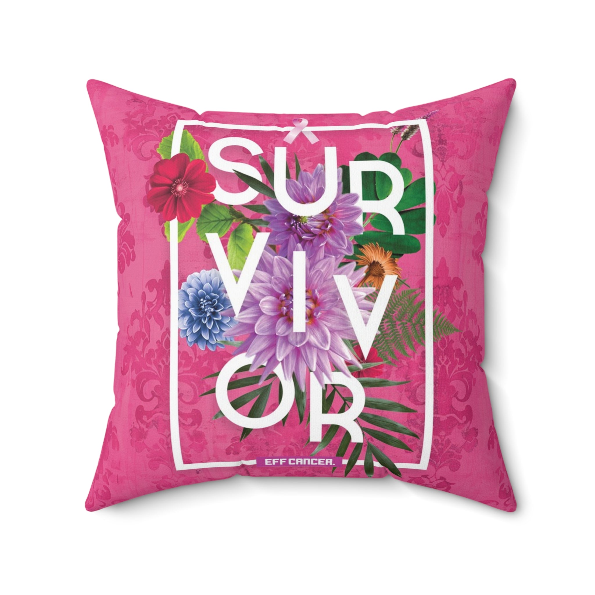 Floral Survivor Pillow