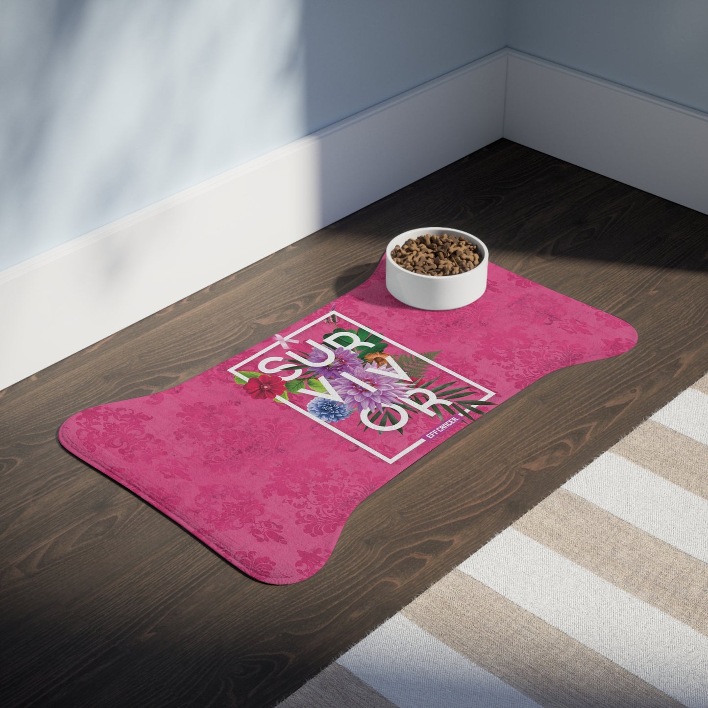 Floral Survival Feeding Mat