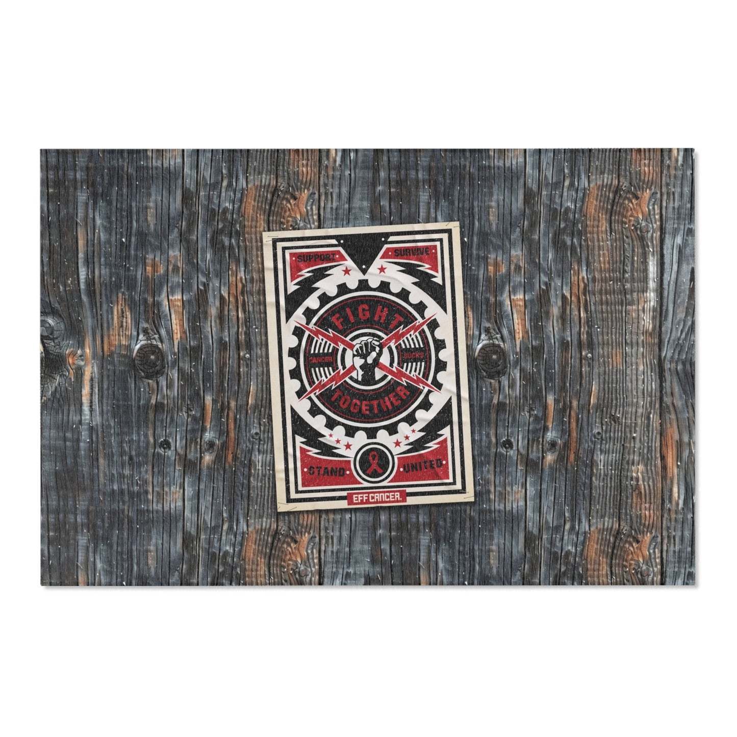 Fight Together Street Area Rug