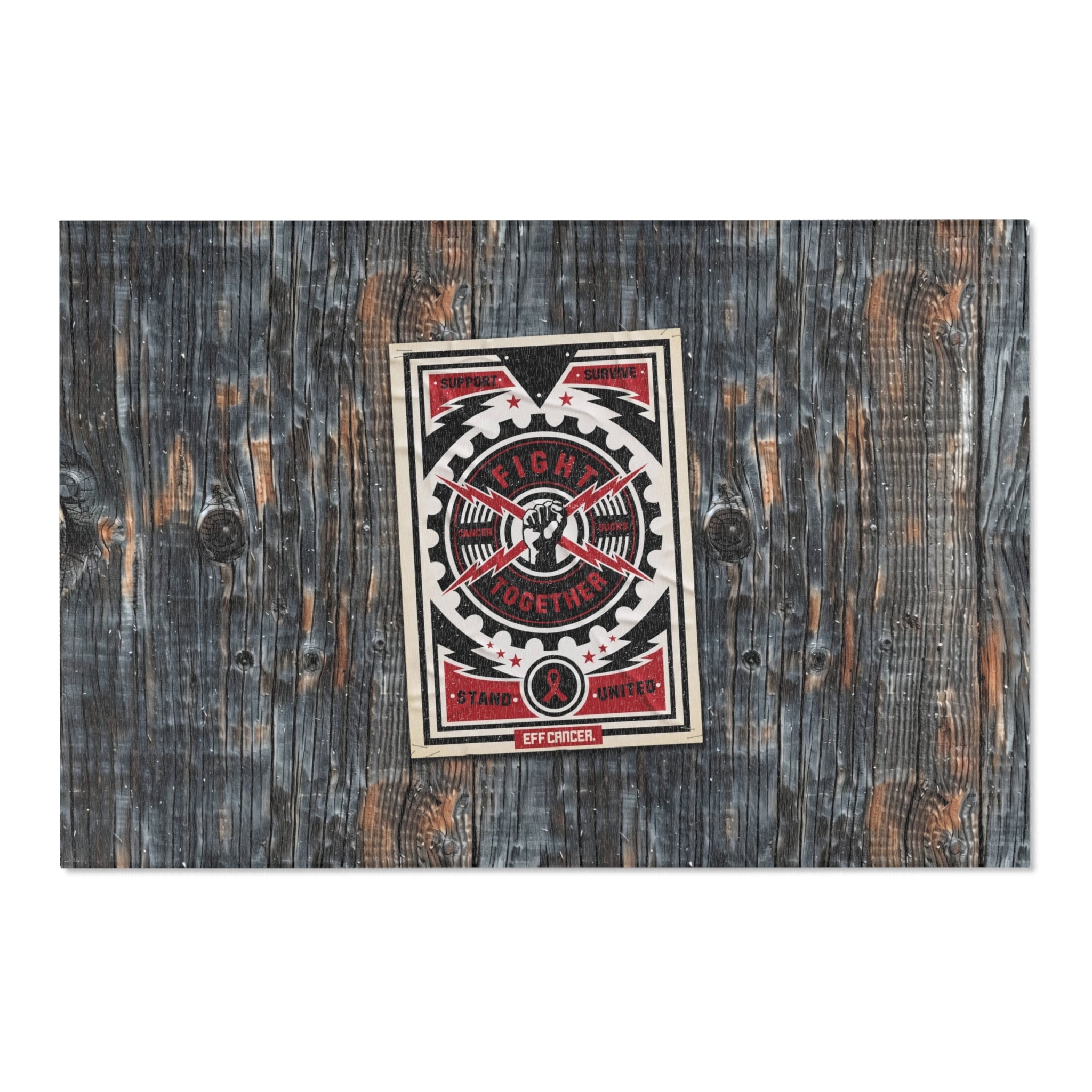 Fight Together Street Area Rug