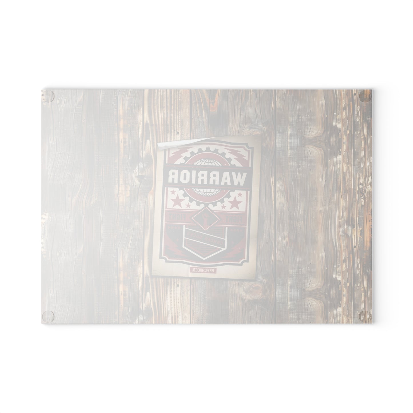 Warrior Street Glass Cutting Board