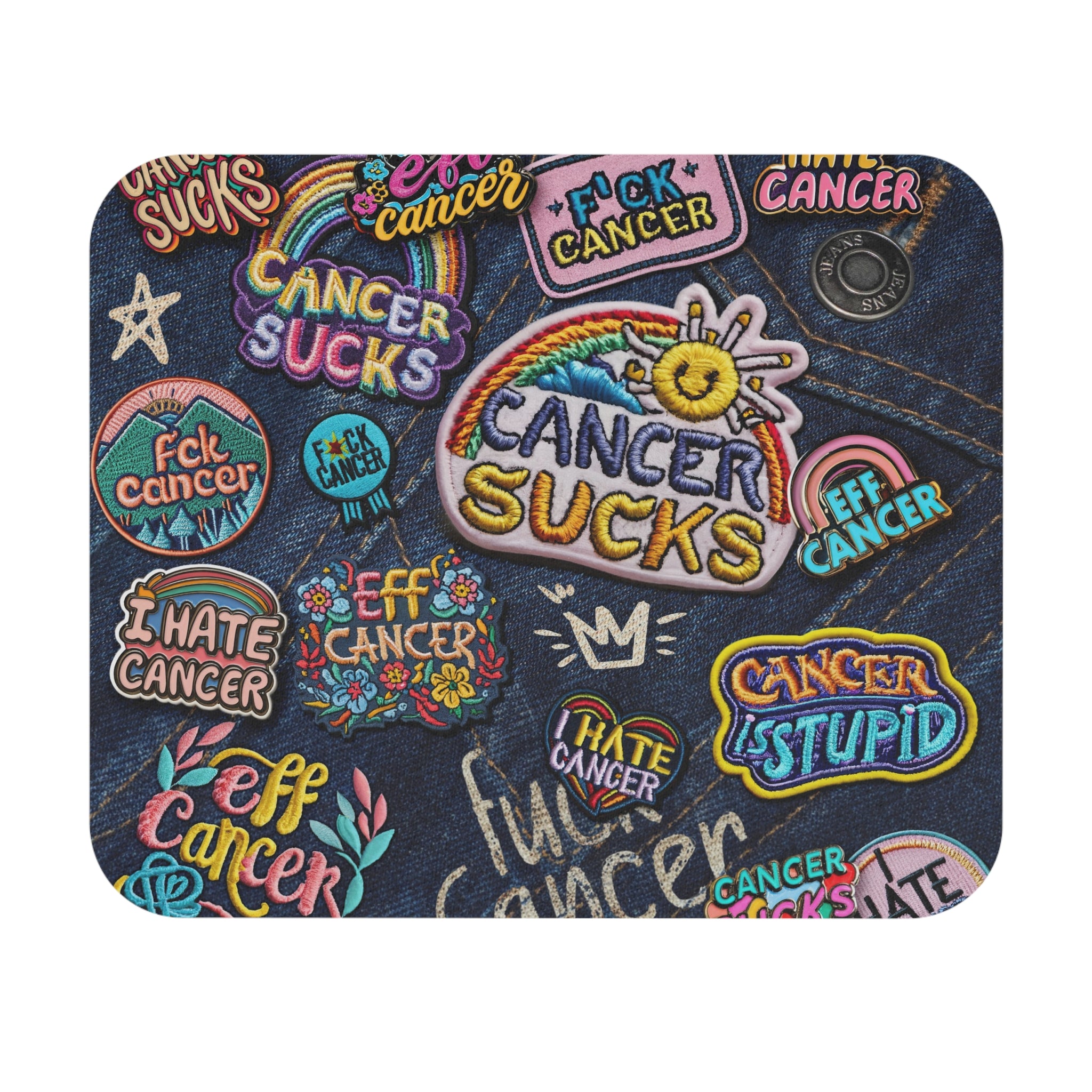 Patchy Mouse Pad