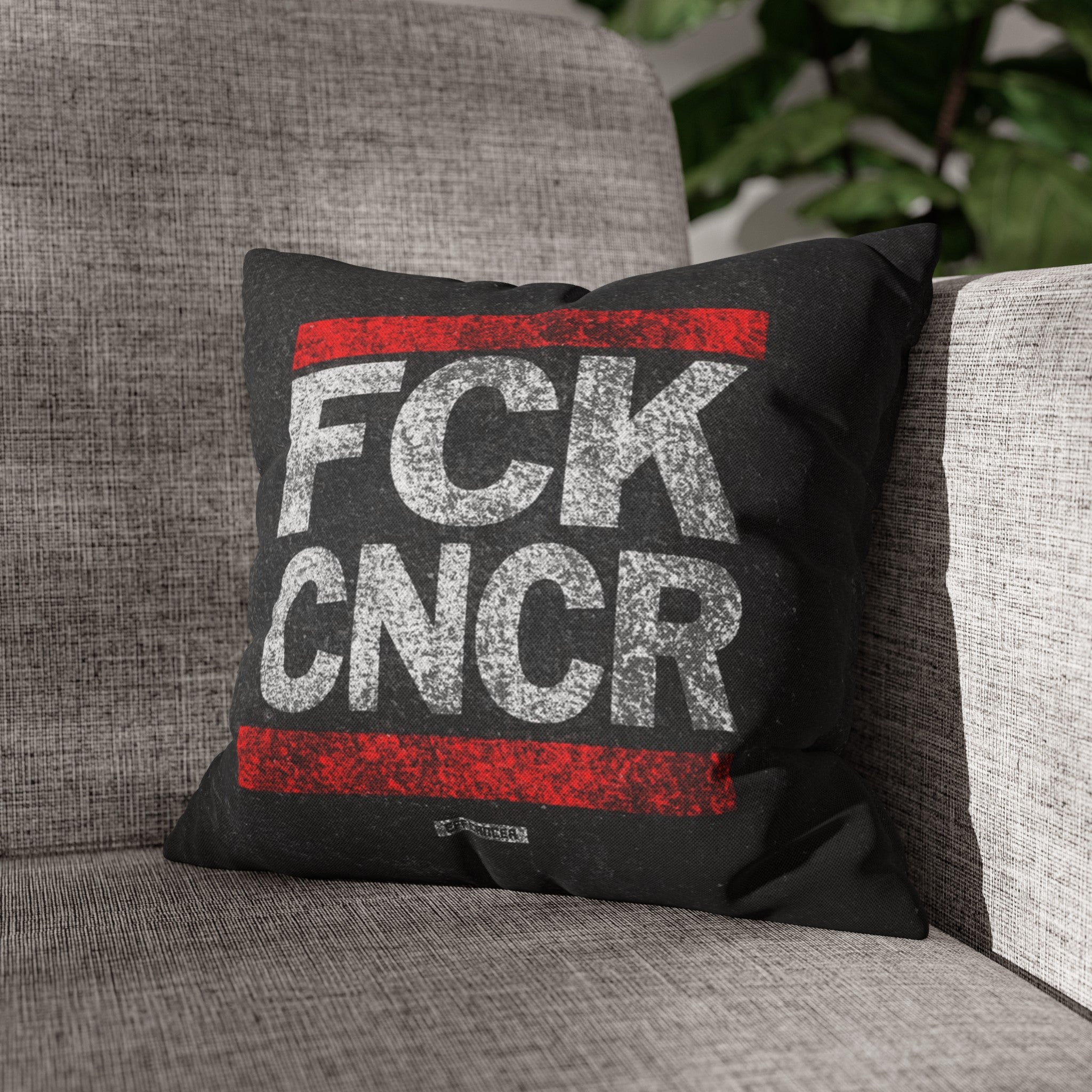 FCK CNCR Pillow Cover