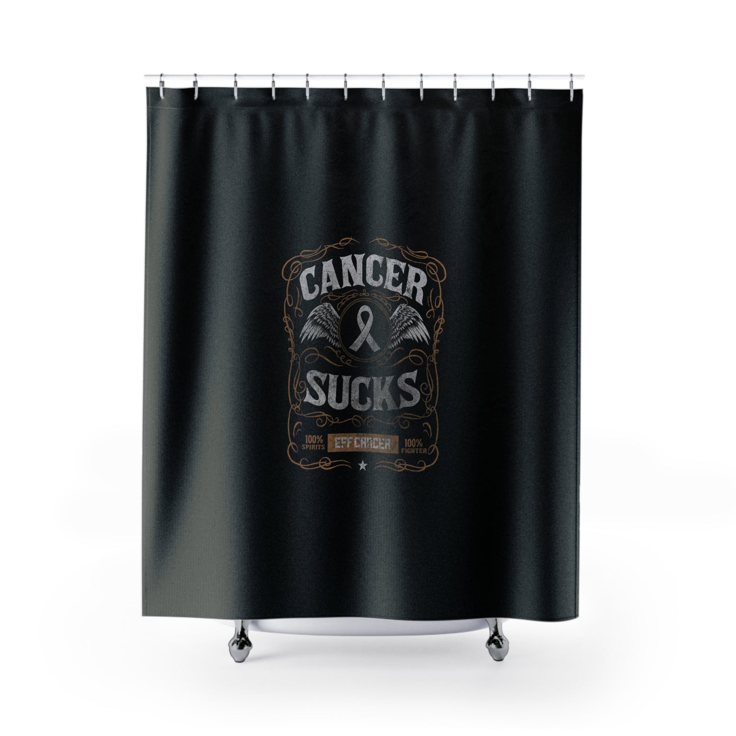 Vintage Sucks Shower Curtain