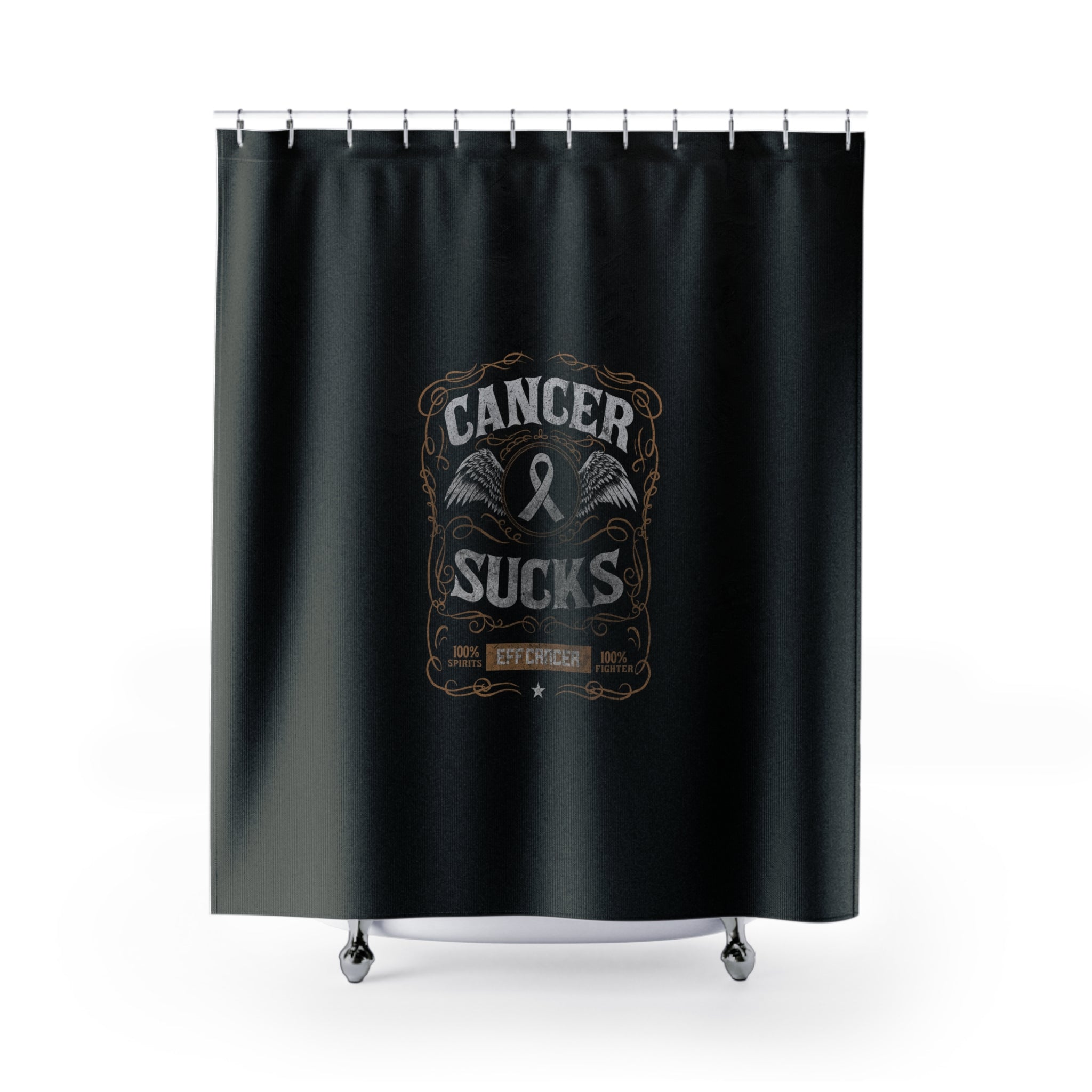 Vintage Sucks Shower Curtain