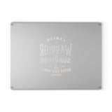 Vintage Warrior Glass Cutting Board