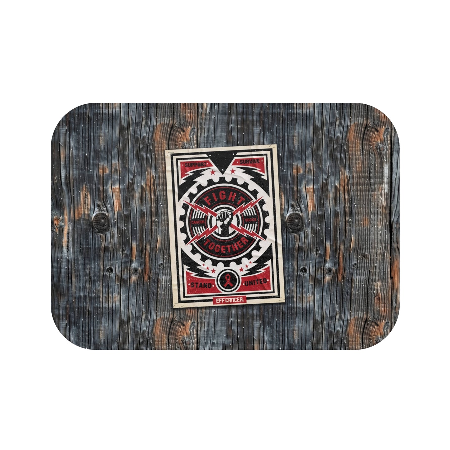 Fight Together Street Bath Mat