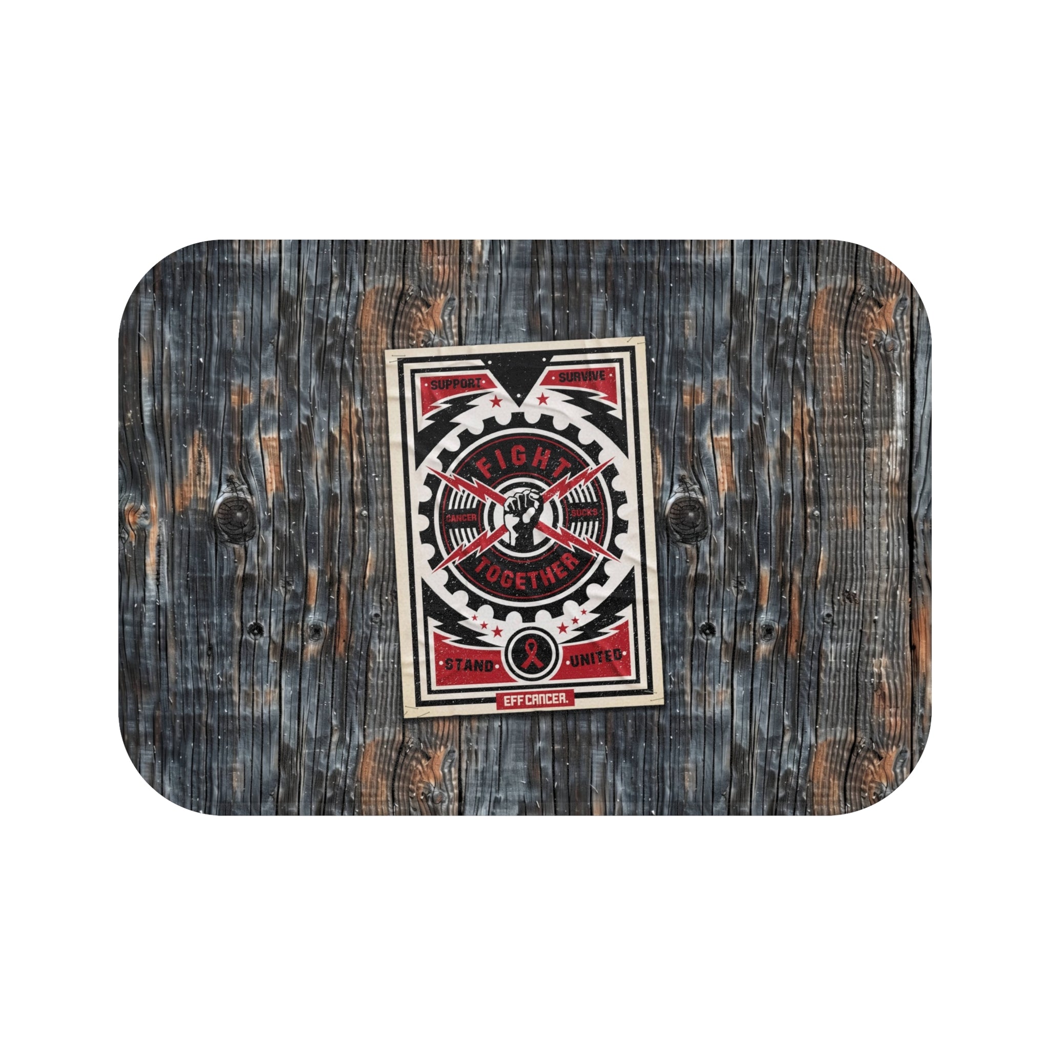 Fight Together Street Bath Mat