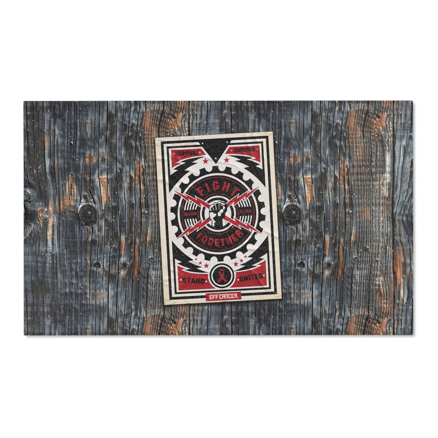 Fight Together Street Area Rug