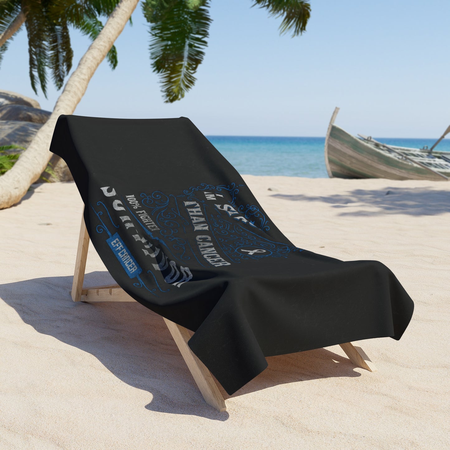 Vintage Stronger Beach Towel