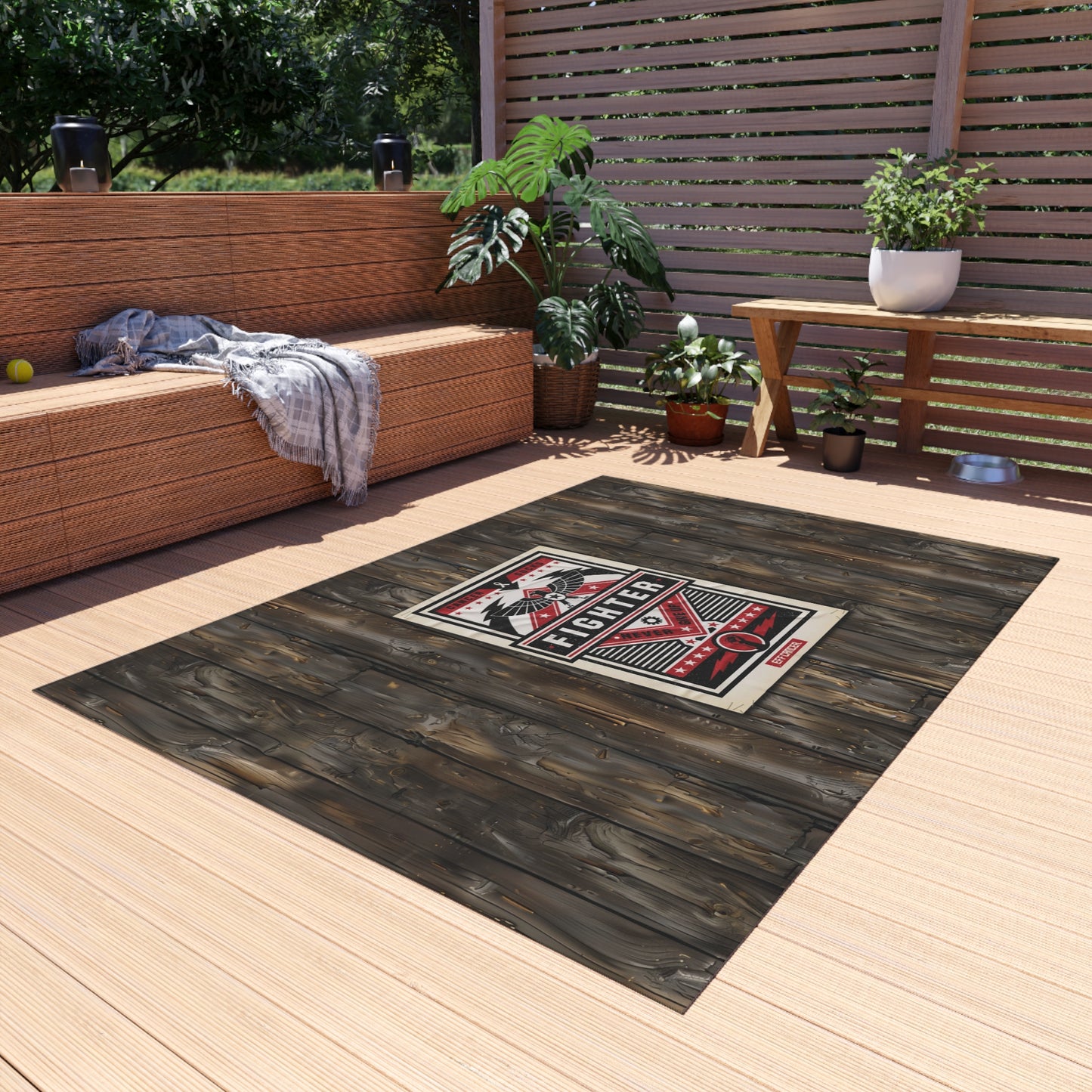 Fighter Street Outdoor Rug