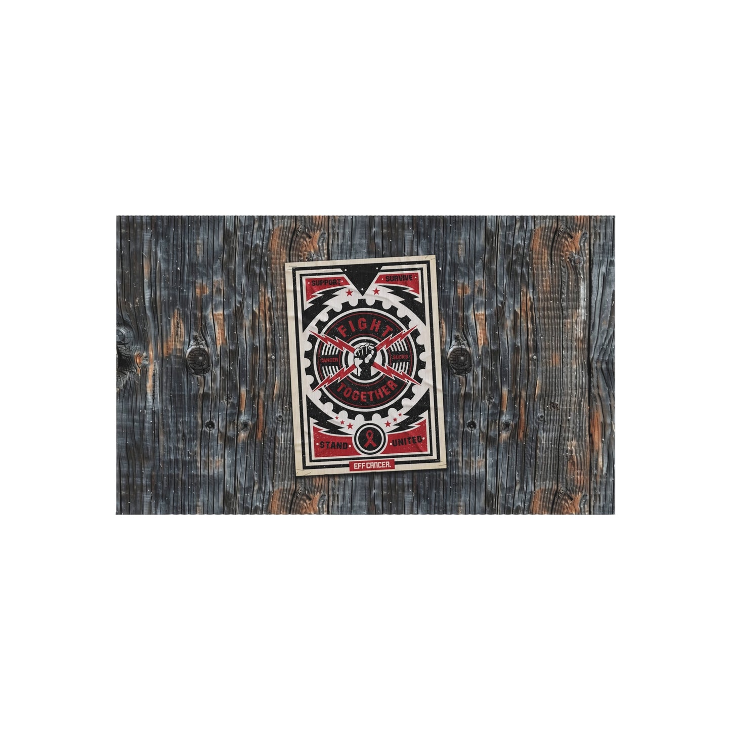 Fight Together Street Outdoor Rug