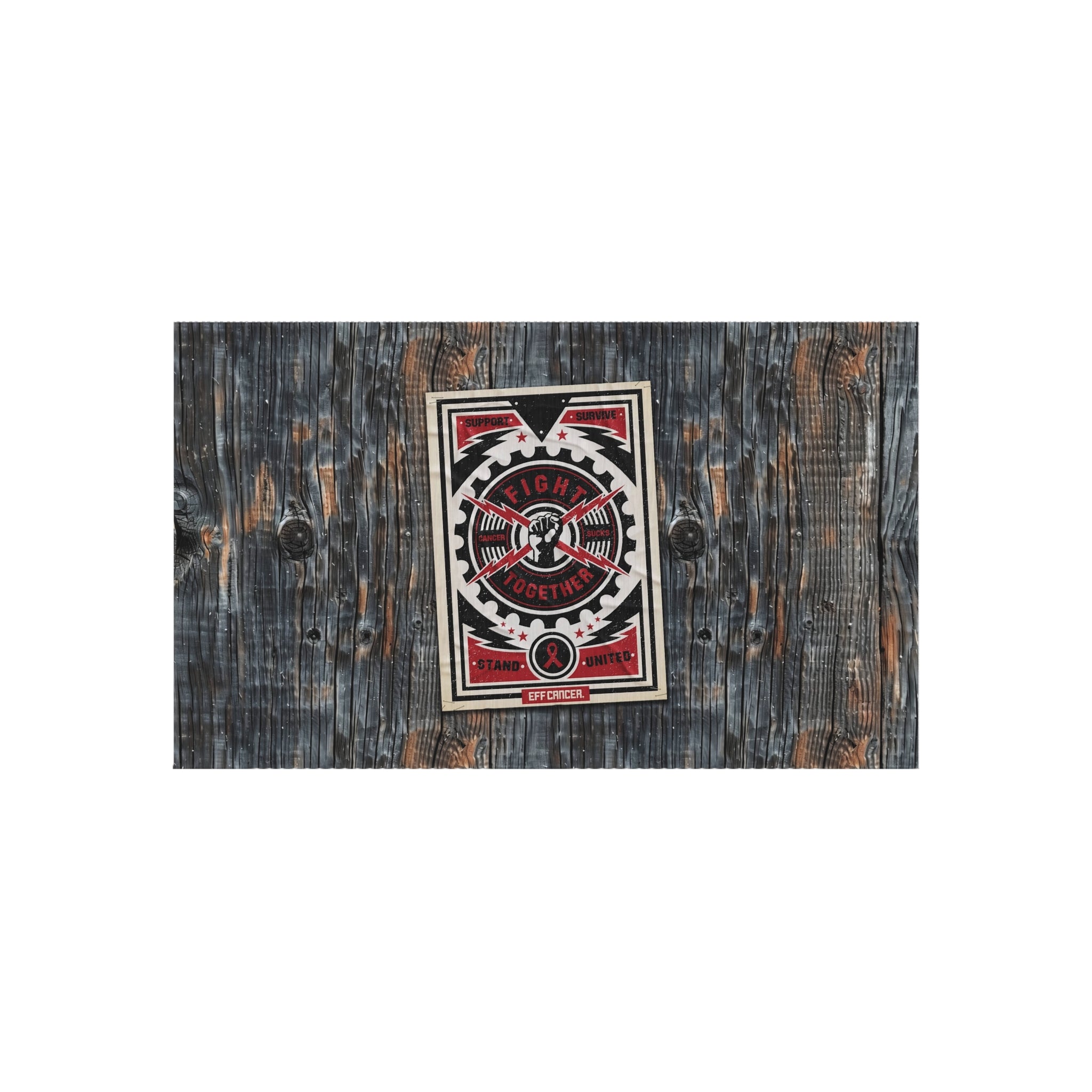 Fight Together Street Outdoor Rug