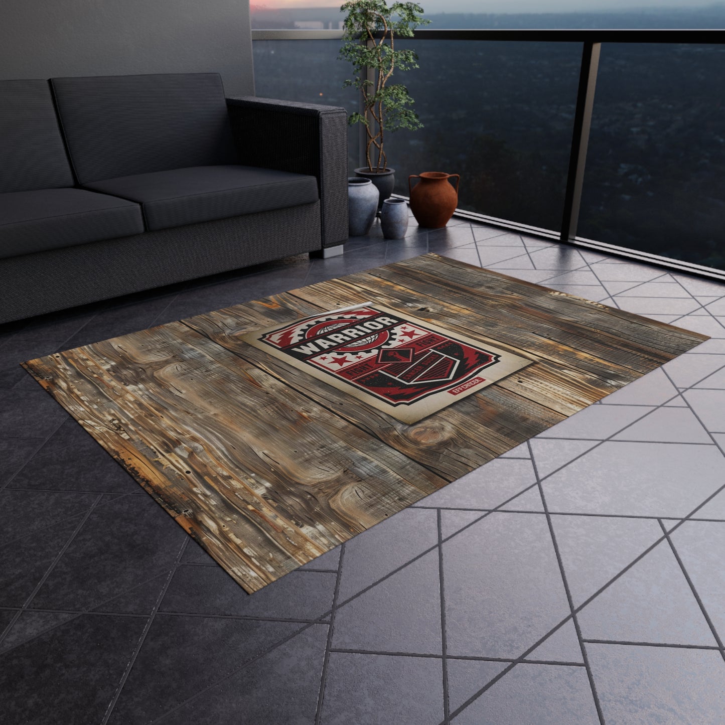 Warrior Street Outdoor Rug