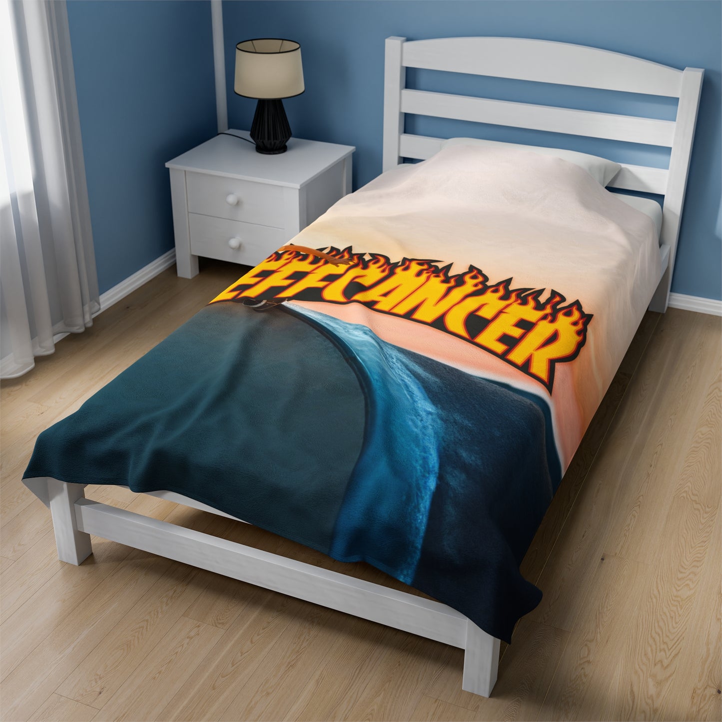 Thrashed Plush Blanket