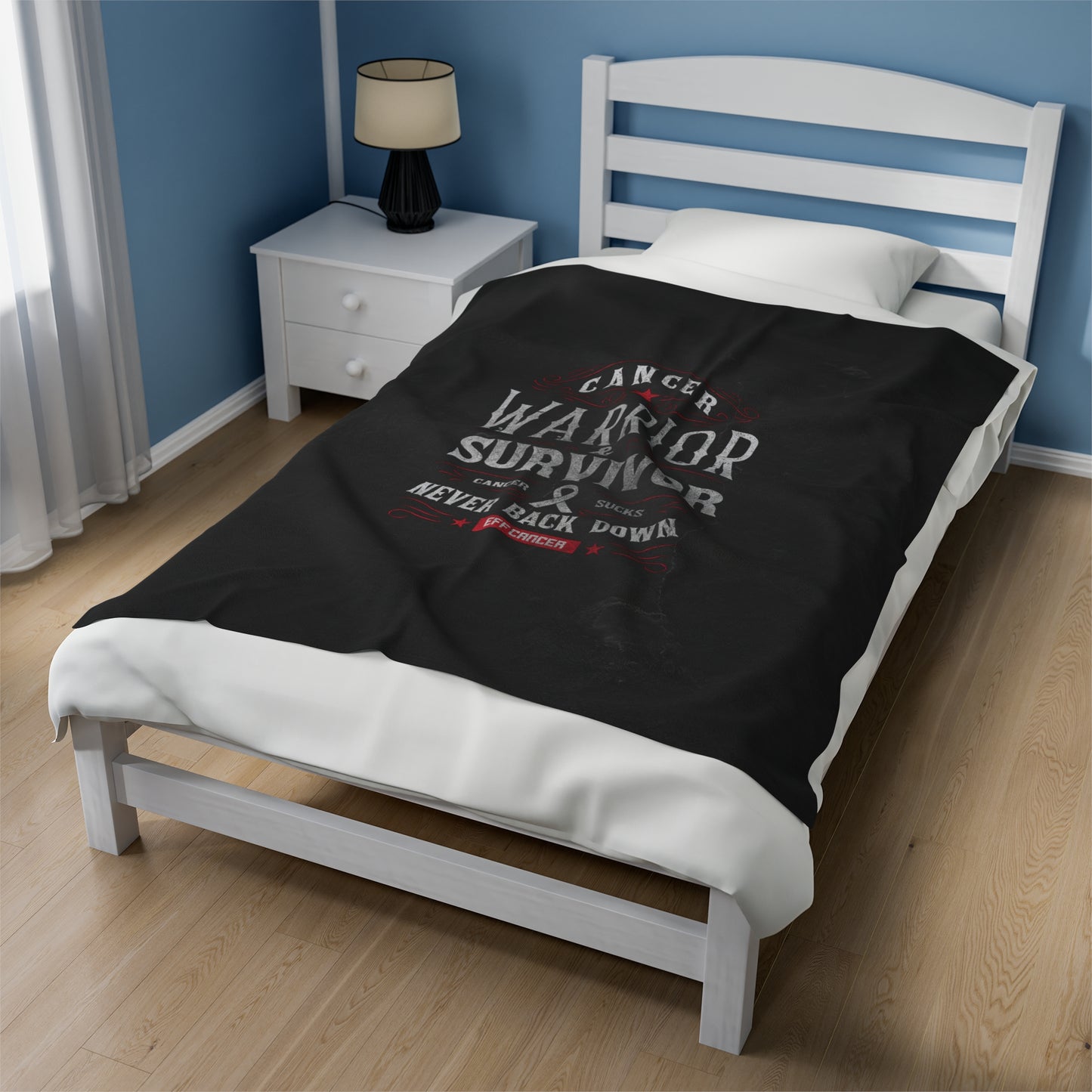 Vintage Warrior Plush Blanket