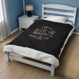 Vintage Warrior Plush Blanket