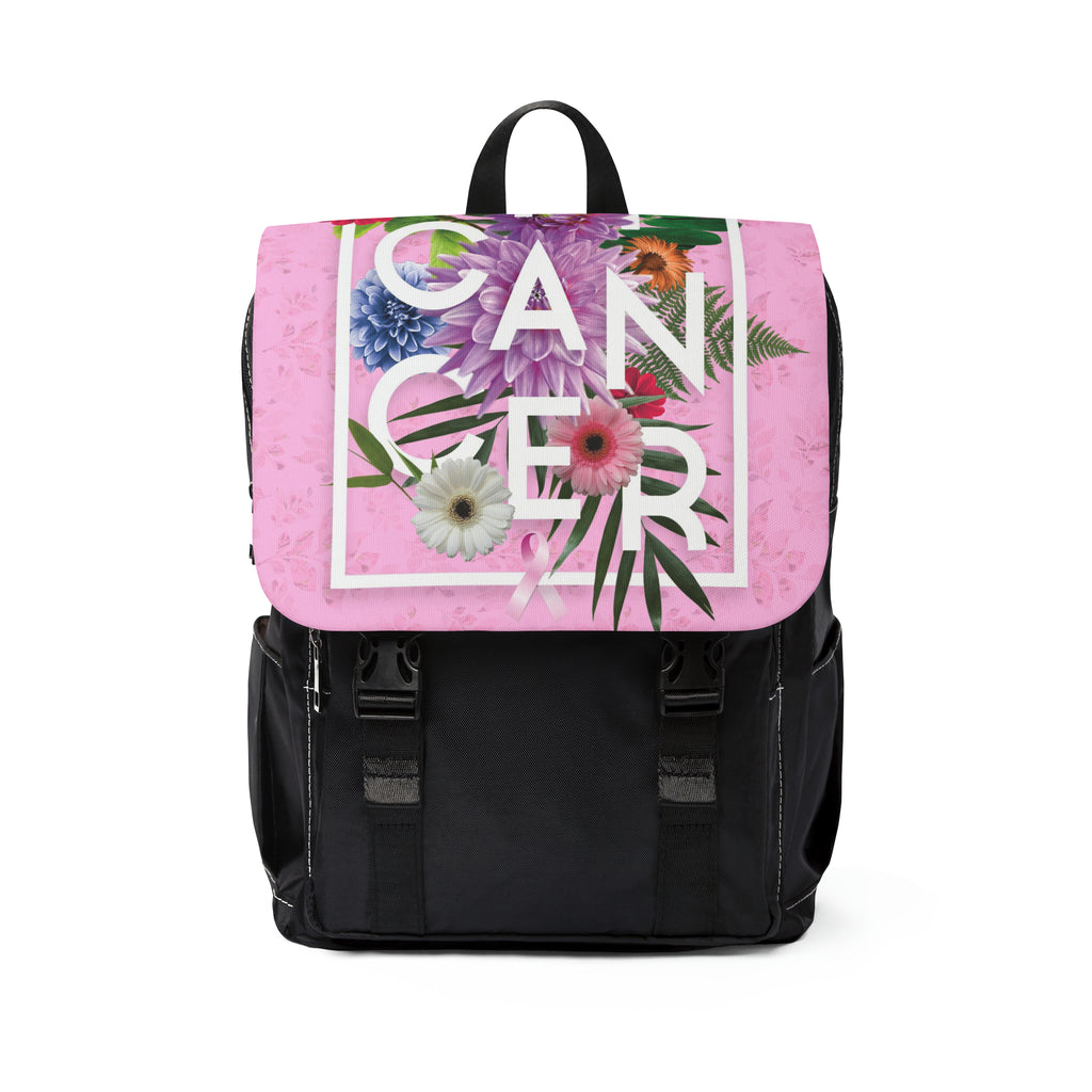 Floral Eff  Front Flap Backpack