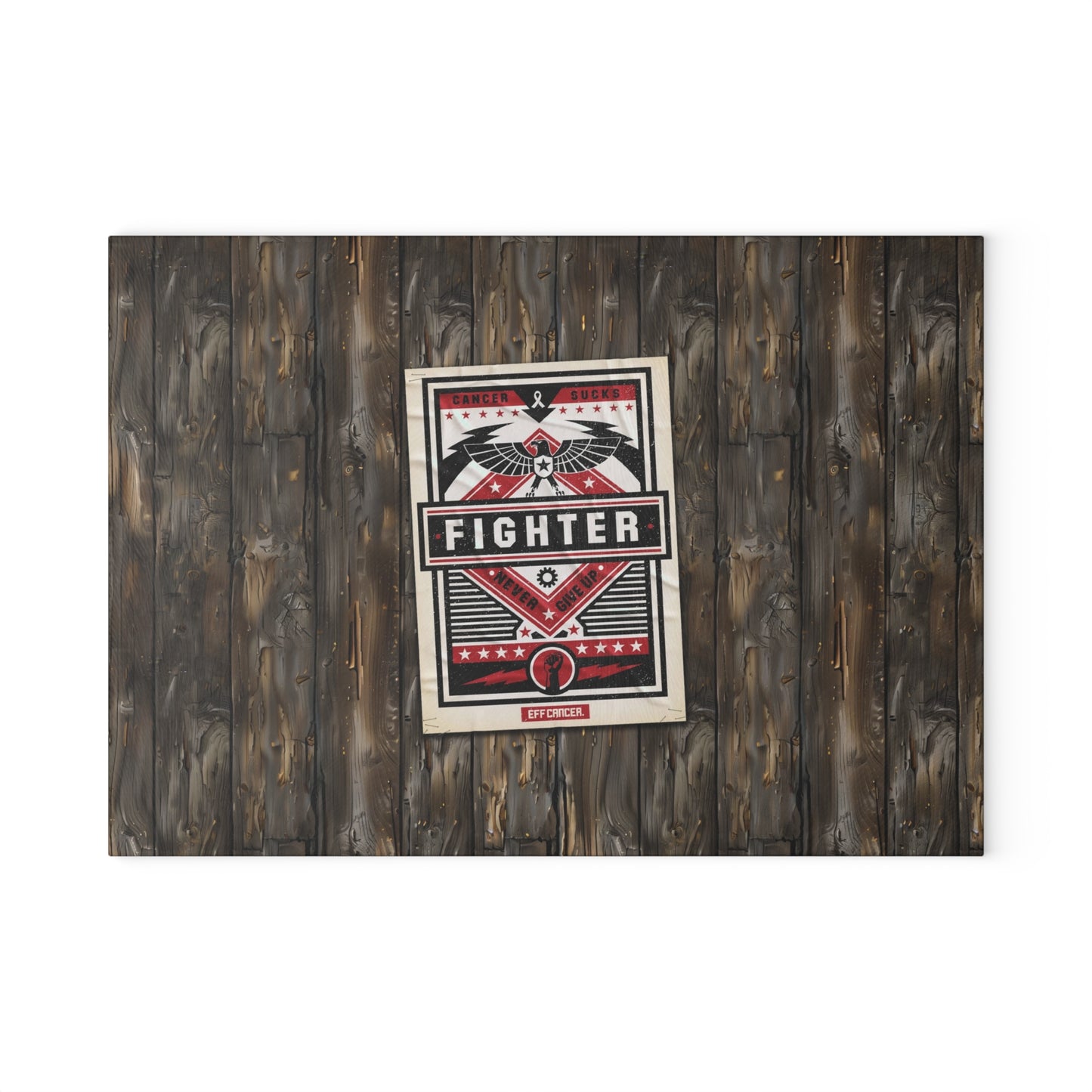 Fighter Street Glass Cutting Board