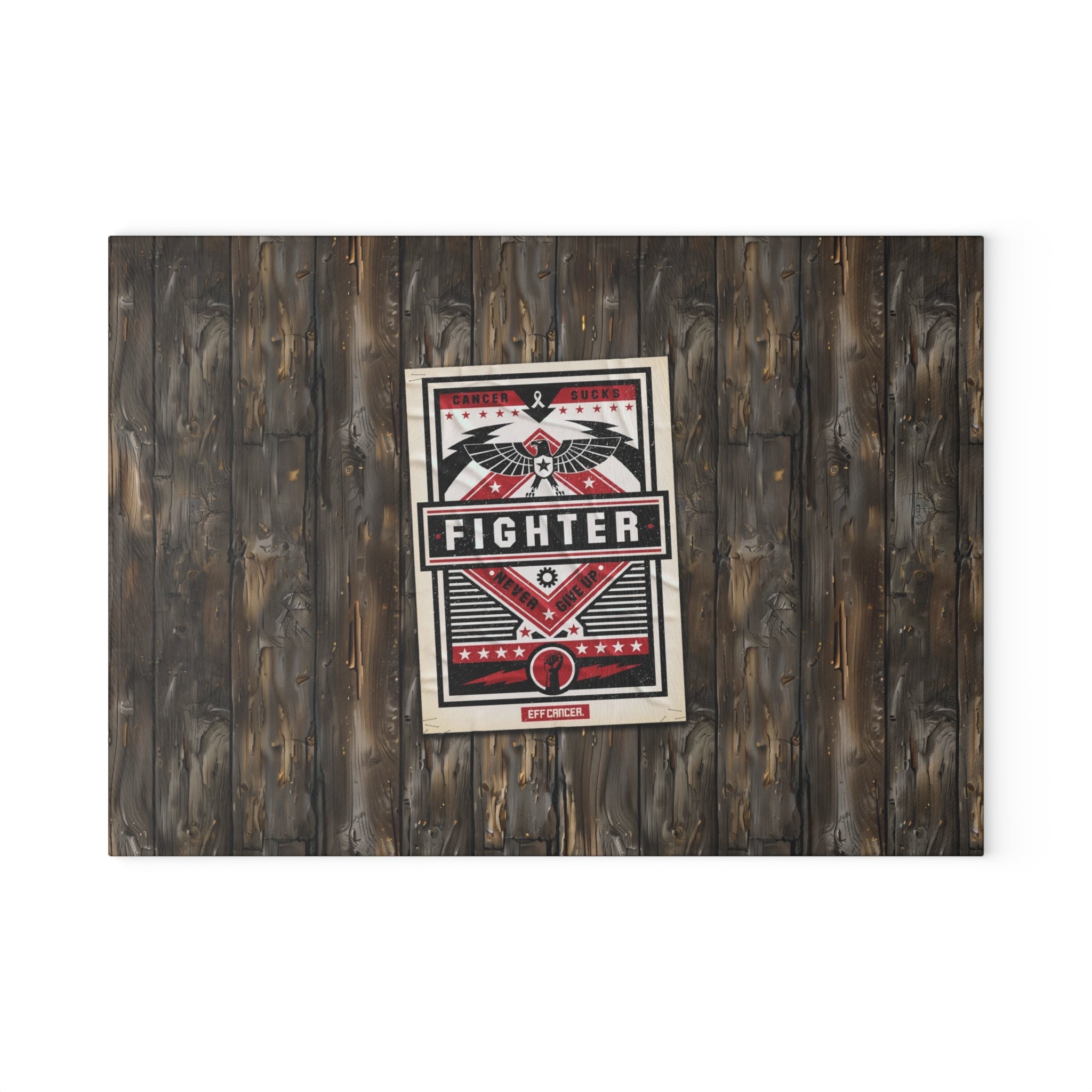 Fighter Street Glass Cutting Board