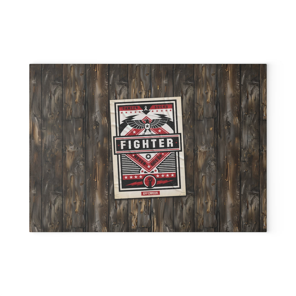 Fighter Street Glass Cutting Board