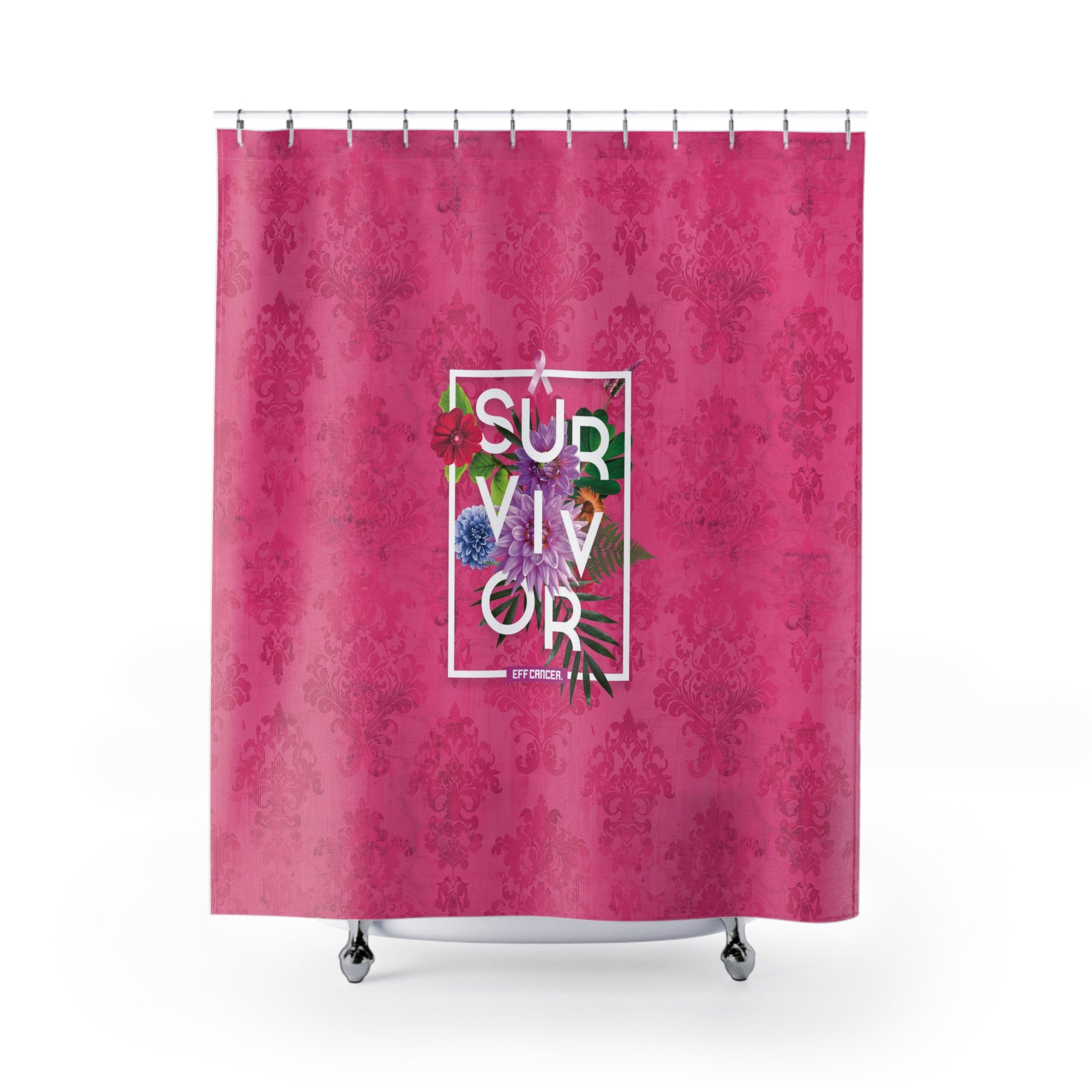 Floral Survival Shower Curtain