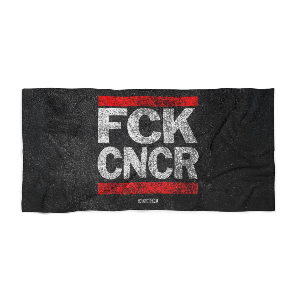 FCK CNCR Beach Towel
