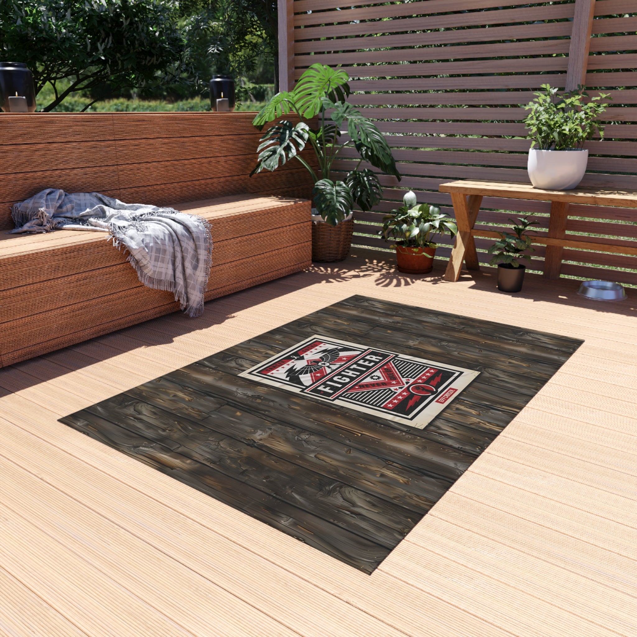 Fighter Street Outdoor Rug