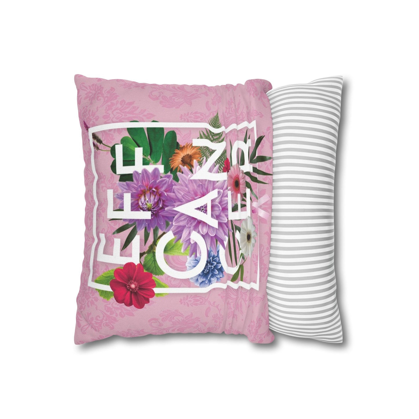 Foral Eff Pillow Cover