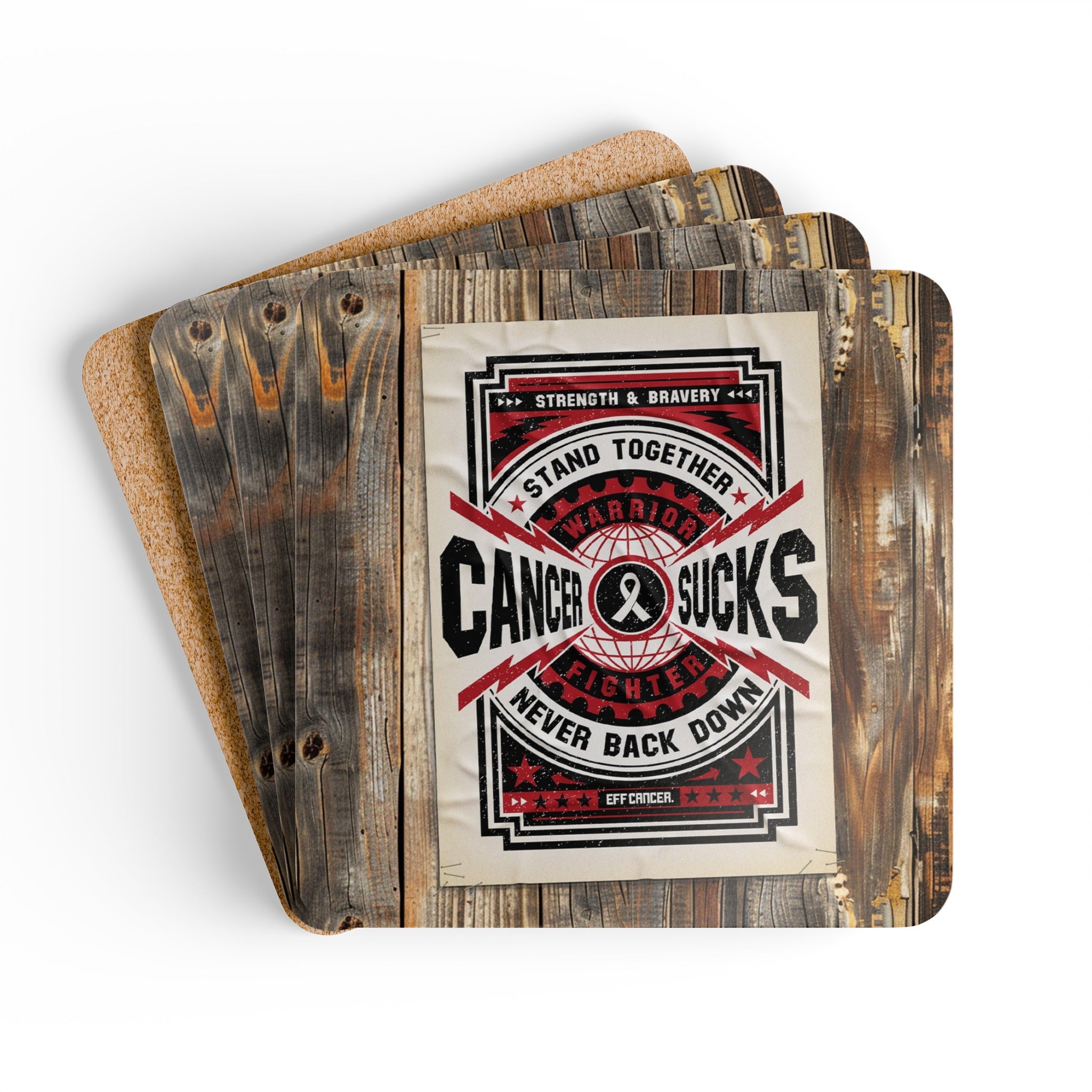 Cancer Sucks Coaster Set