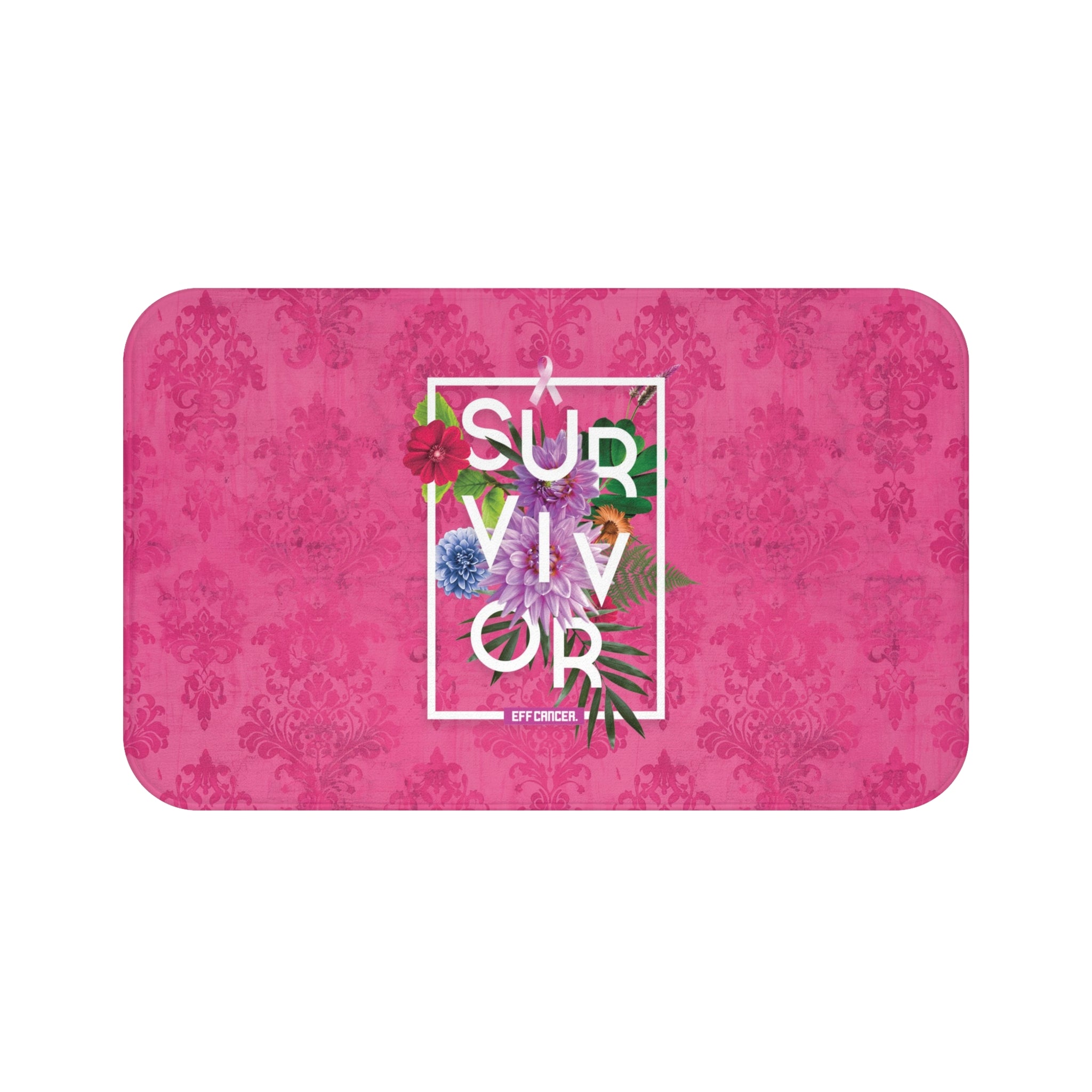 Floral Survival Bath Mat