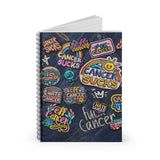 Patchy Spiral Notebook