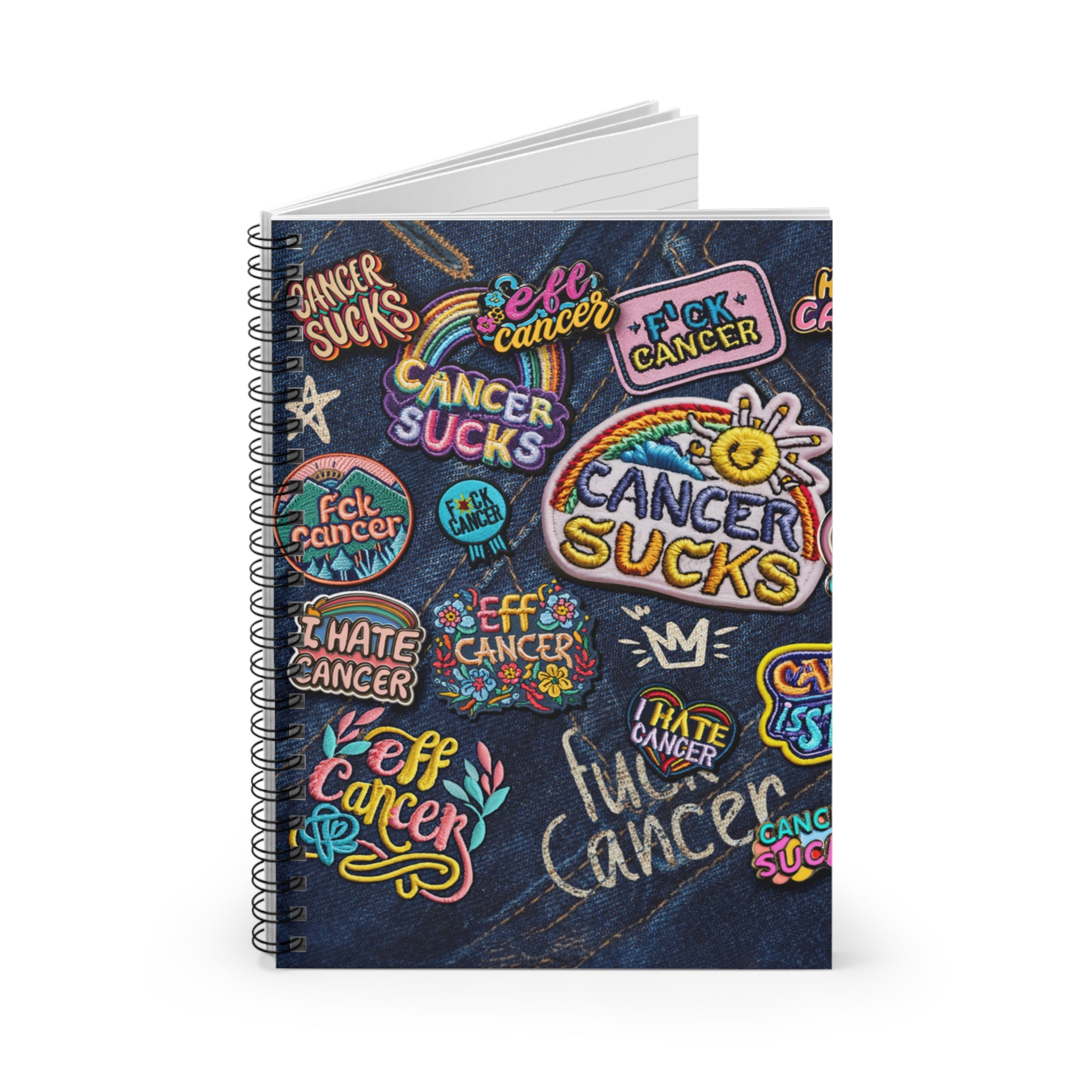 Patchy Spiral Notebook