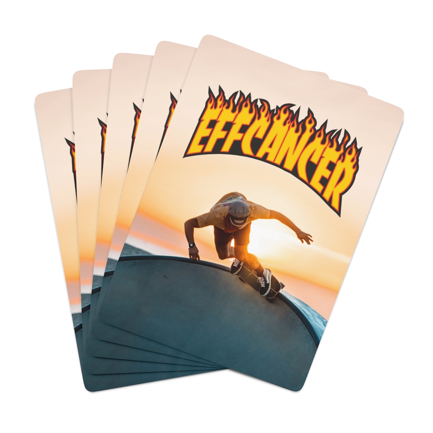 Thrashed Playing Cards