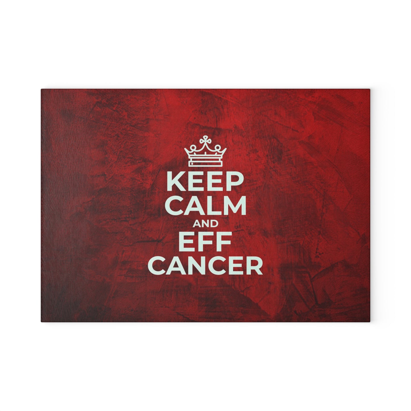 Keep Calm Glass Cutting Board