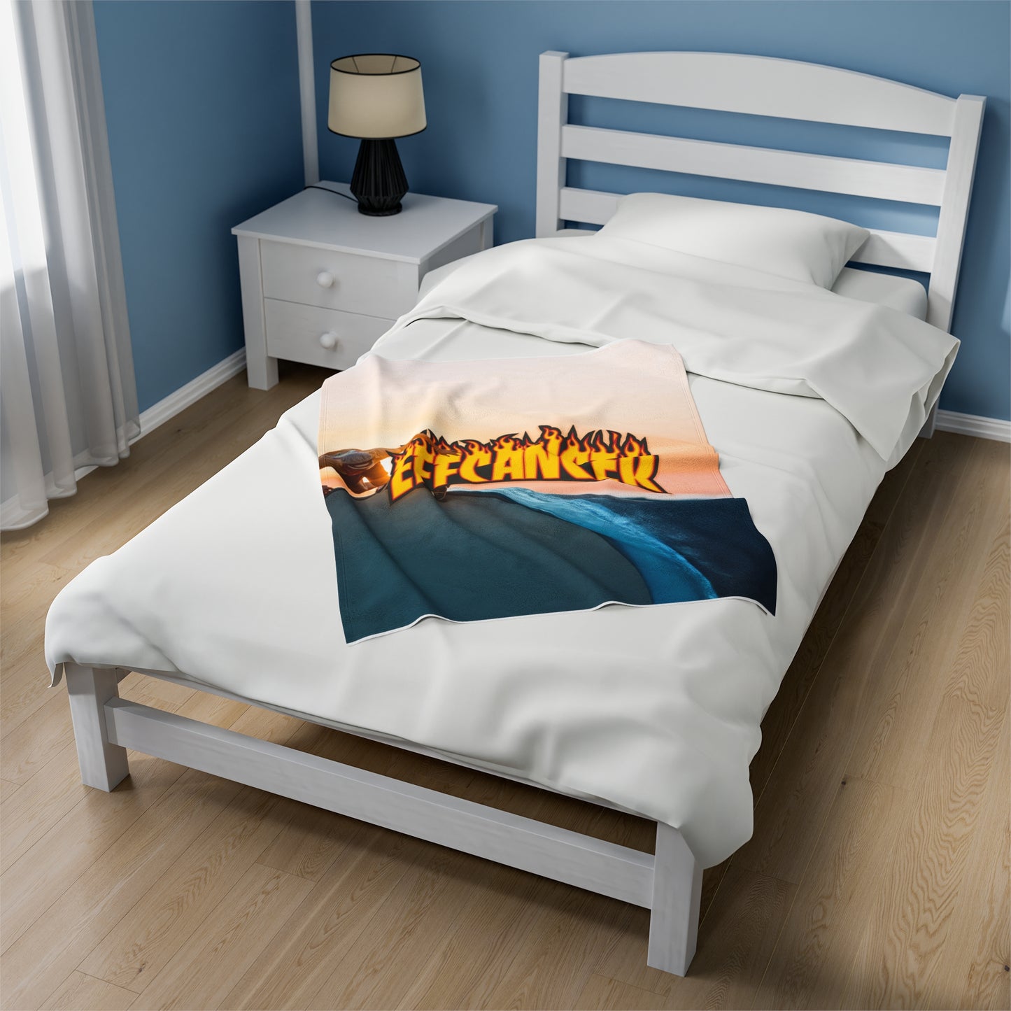 Thrashed Plush Blanket