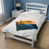 Thrashed Plush Blanket