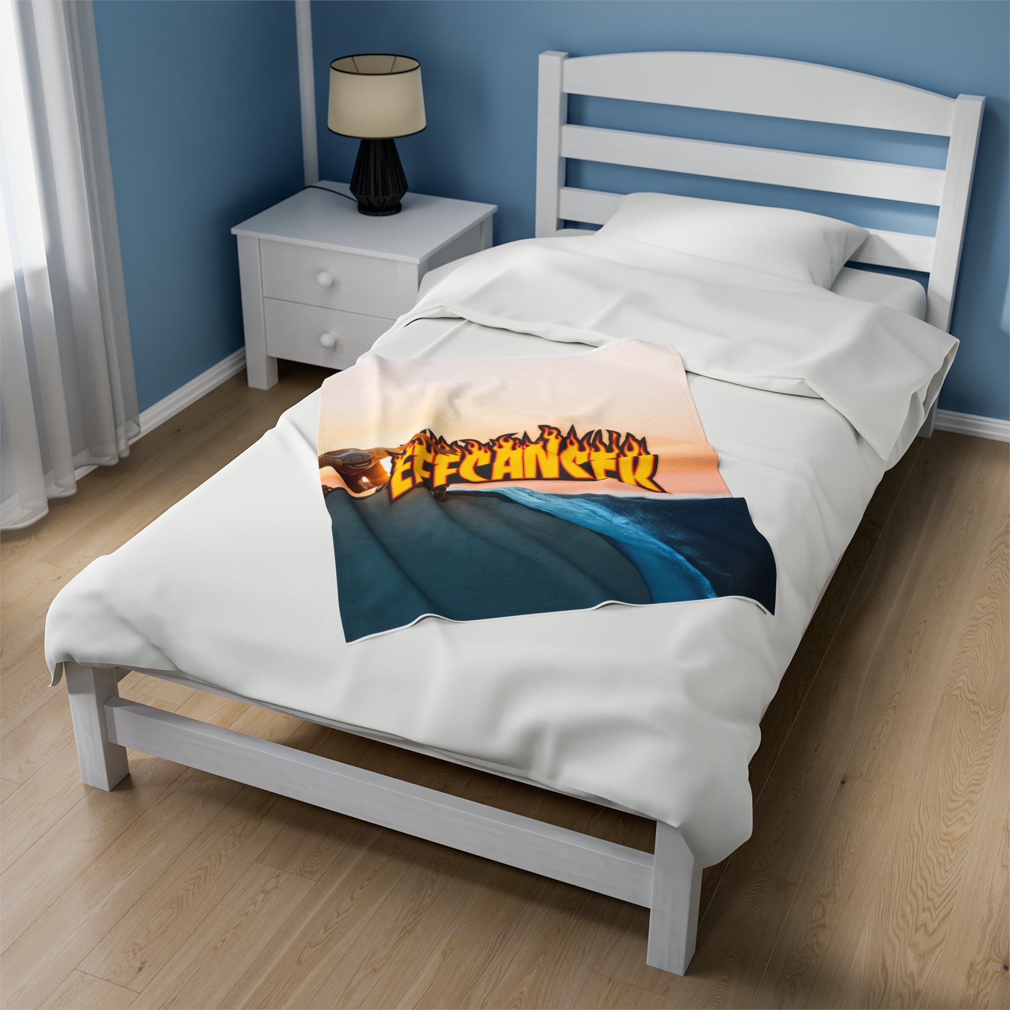 Thrashed Plush Blanket